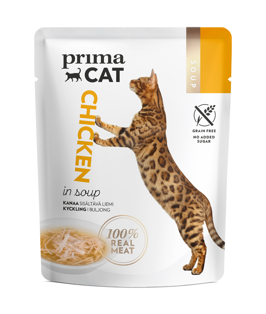 PrimaCat Chicken in Broth Soup for Cats
