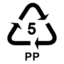 PrimaCat packing recycling 'PP 05' indicating Polypropylene