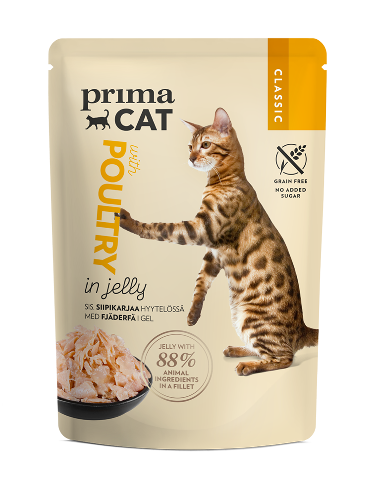 PrimaCat viljaton siipikarja märkäruoka kissanruoka