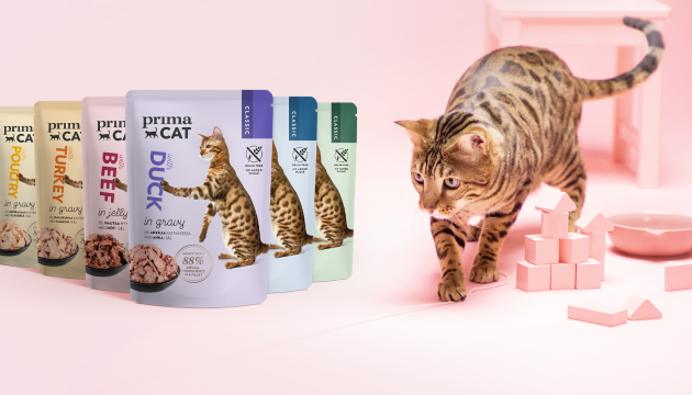 PrimaCat classic wet food for your cat’s daily nutrition