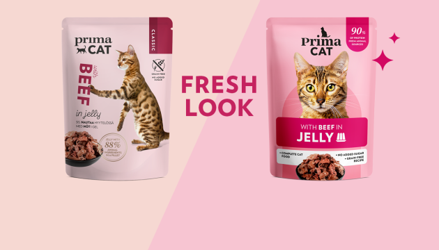 PrimaCat´s new fresh packaging