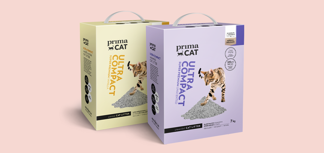 PrimaCat Ultra Compact cat litter package picture