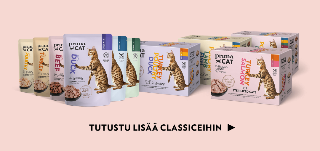 kissan märkäruoka PrimaCat Classic