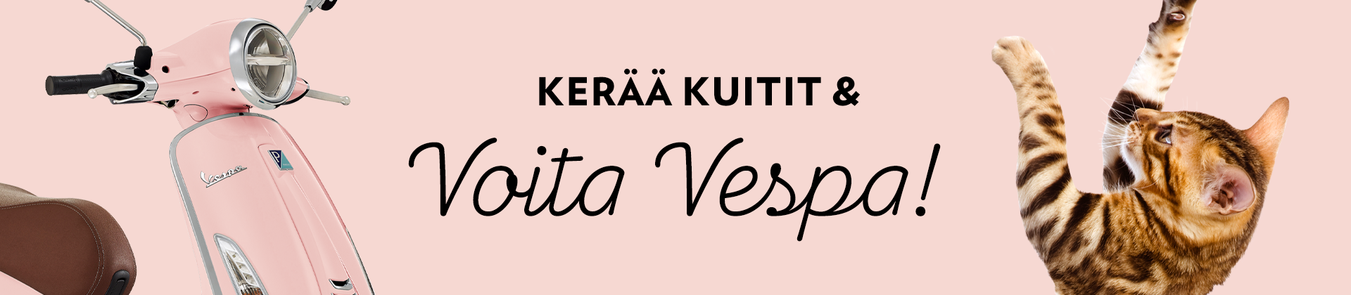 Voita PrimaCat Vespa, Kerää kuitit ja voita