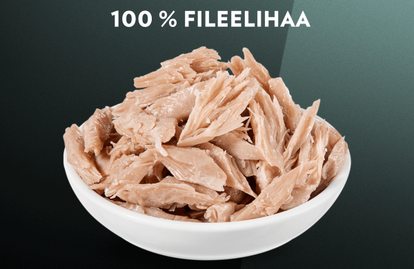 PrimaCat Fillets-ateria on 100 % fileelihaa
