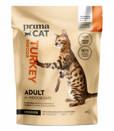 PrimaCat Turkey wheat-free dry cat food for adult cats