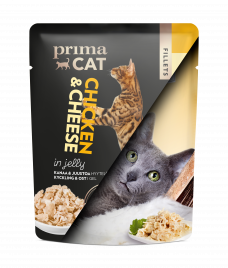 PrimaCat Kanaa ja juustoa annospussi