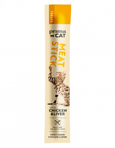 PrimaCat Chicken & Liver Meat Stick Treat