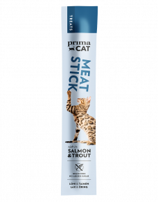 PrimaCat Salmon & Trout Meat Stick Treat