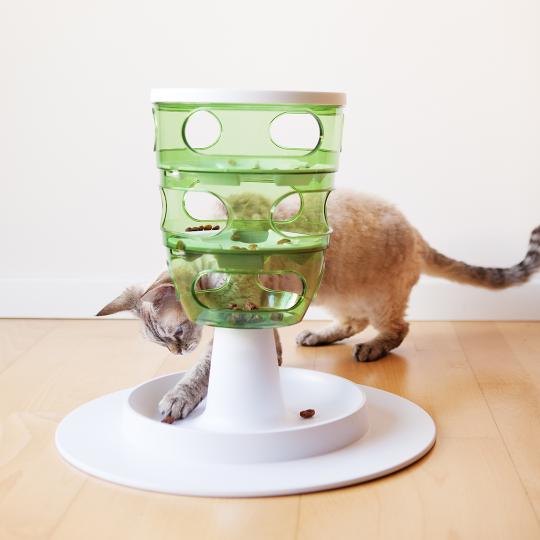 Kissaa voi aktivoida ruokapelien avulla PrimaCat